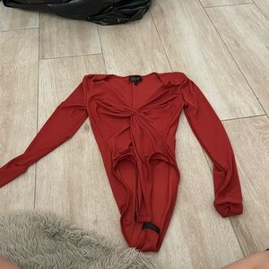 Rustic Orange TopShop bodysuit US 6